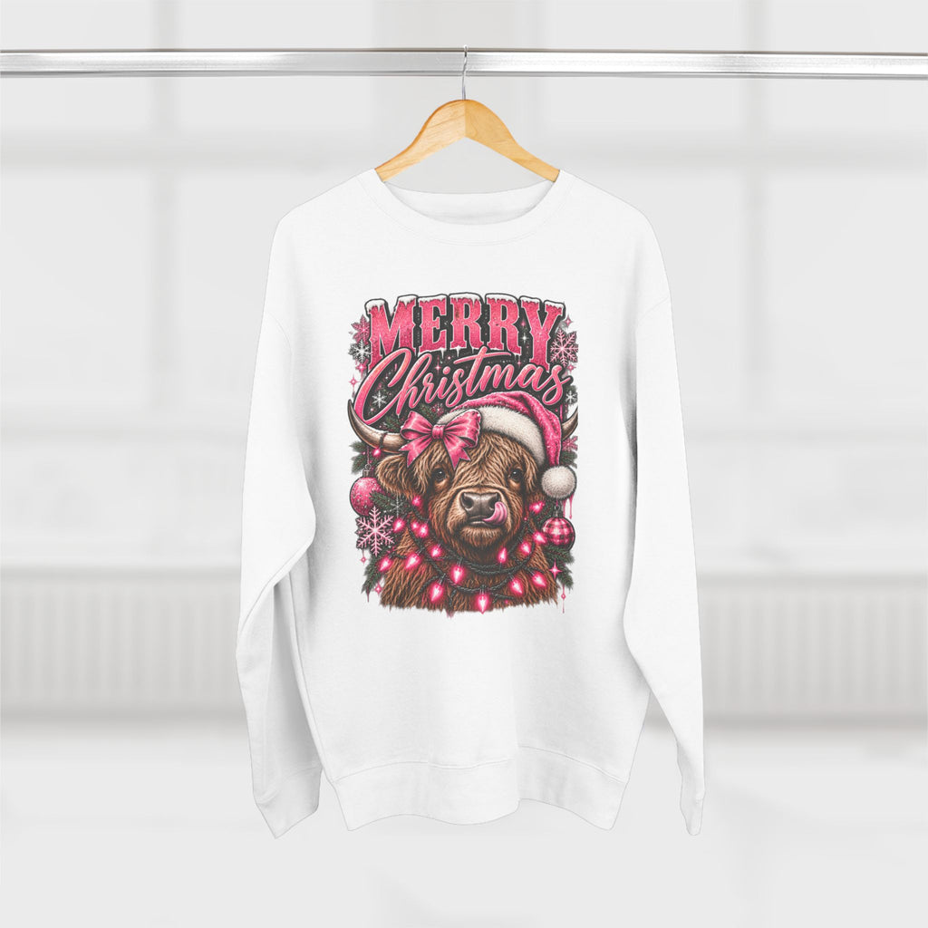Merry Christmas & Sleighin’ It Daily Christmas Crewneck Sweatshirt