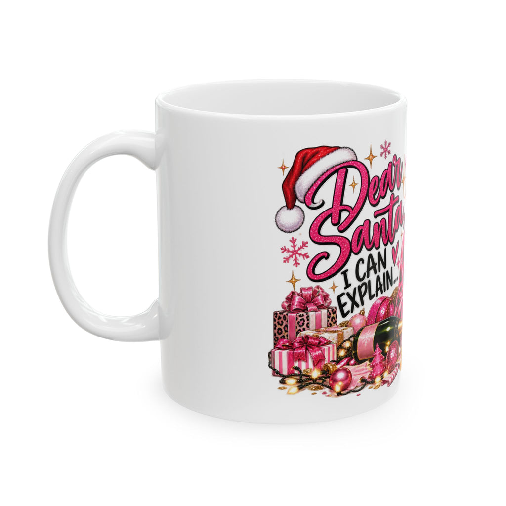 Christmas funny mug Dear Santa