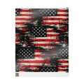 Distressed American Flag Wrapping Paper