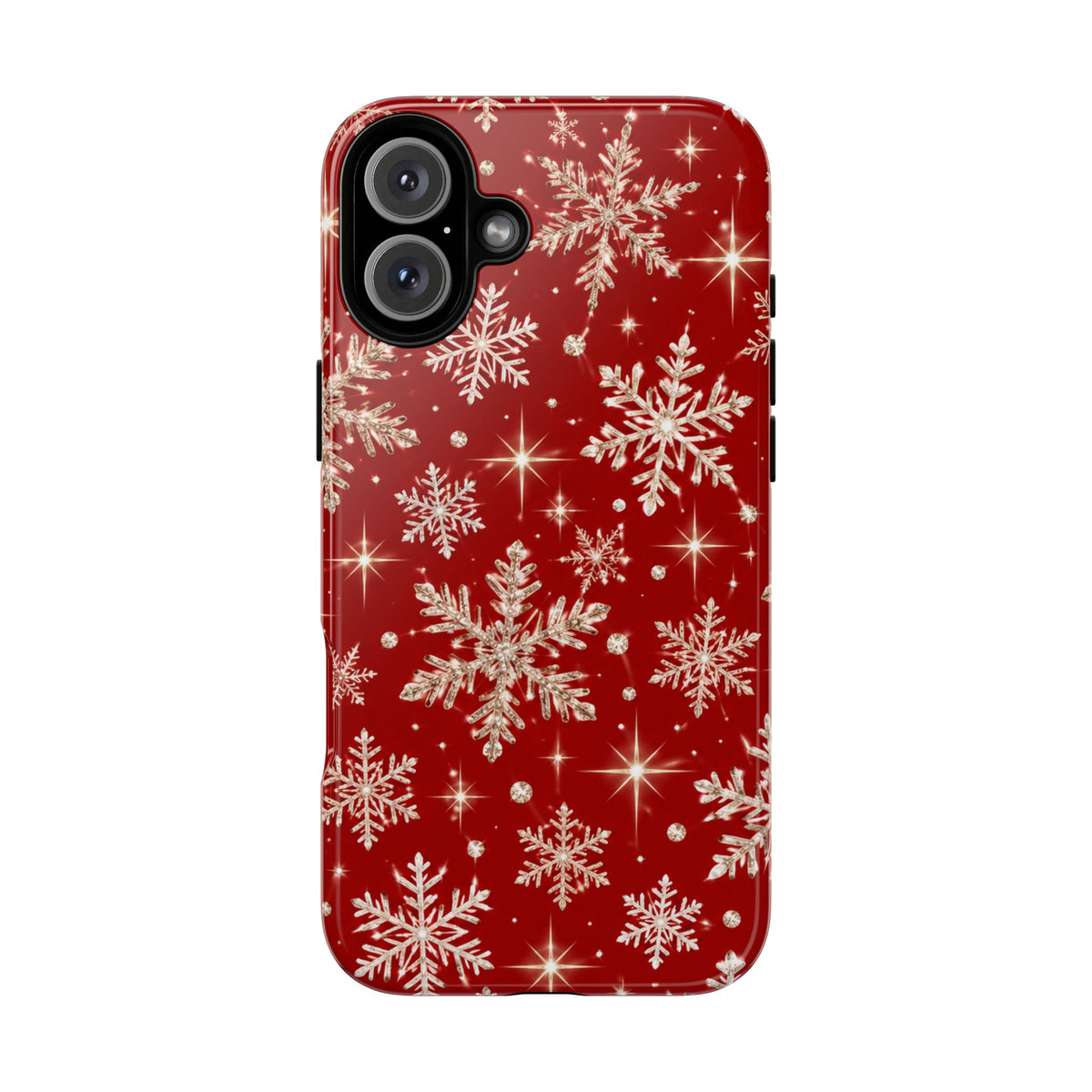 Red Snowflake Christmas Phone Case